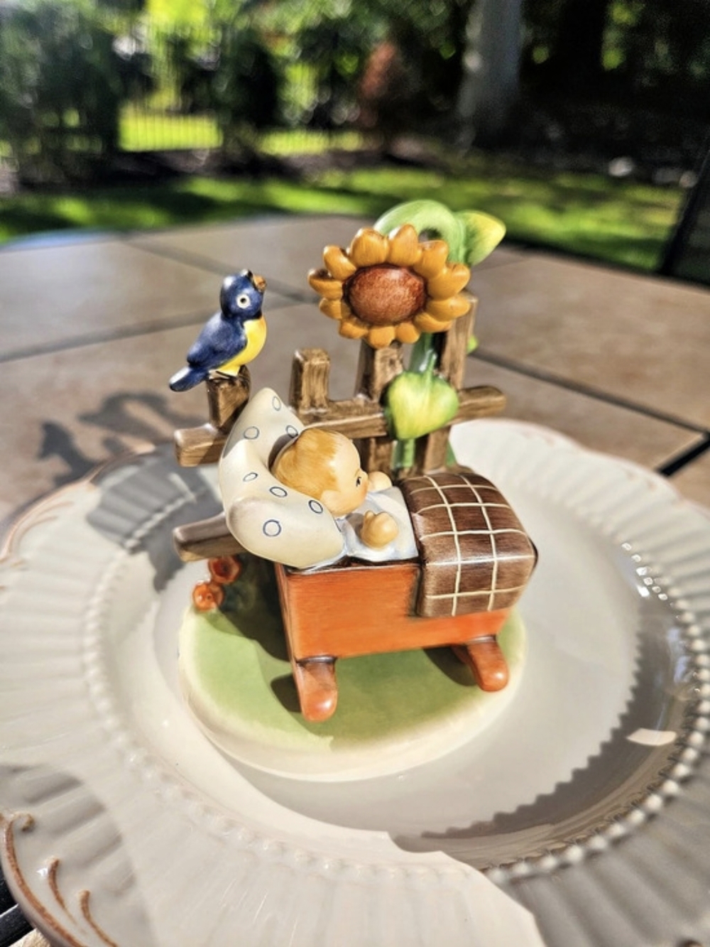 Goebel Hummel Sunny Morning Garden Figurine